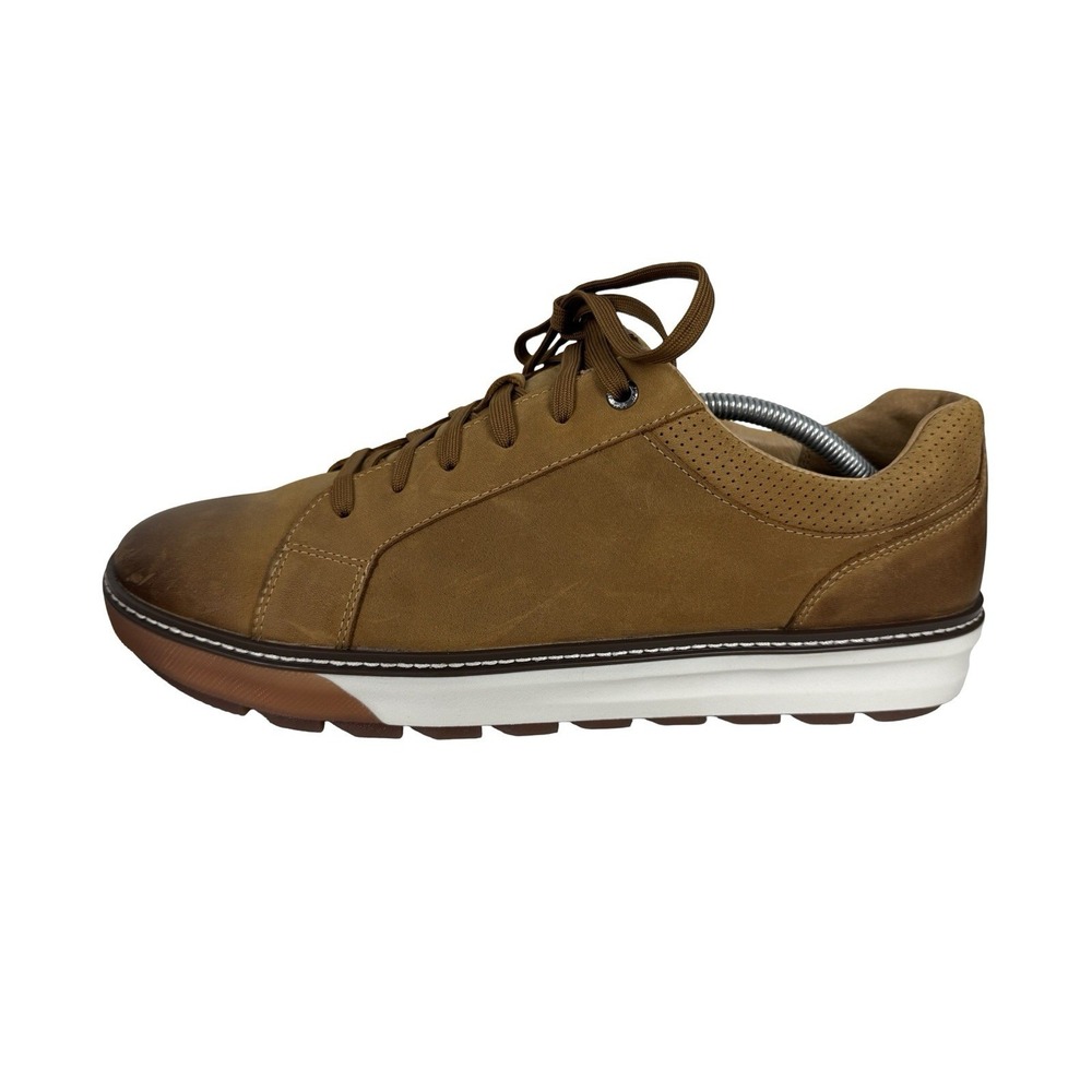 Johnston & Murphy Mens US 12 Shoes McGuffey Lug Lace To Toe Sneakers Distressed - Picture 4 of 16